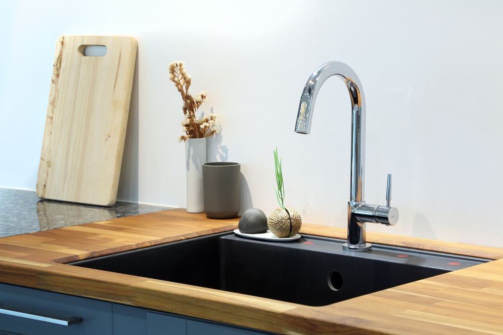 Dual Material Countertop kitchen sink ideas