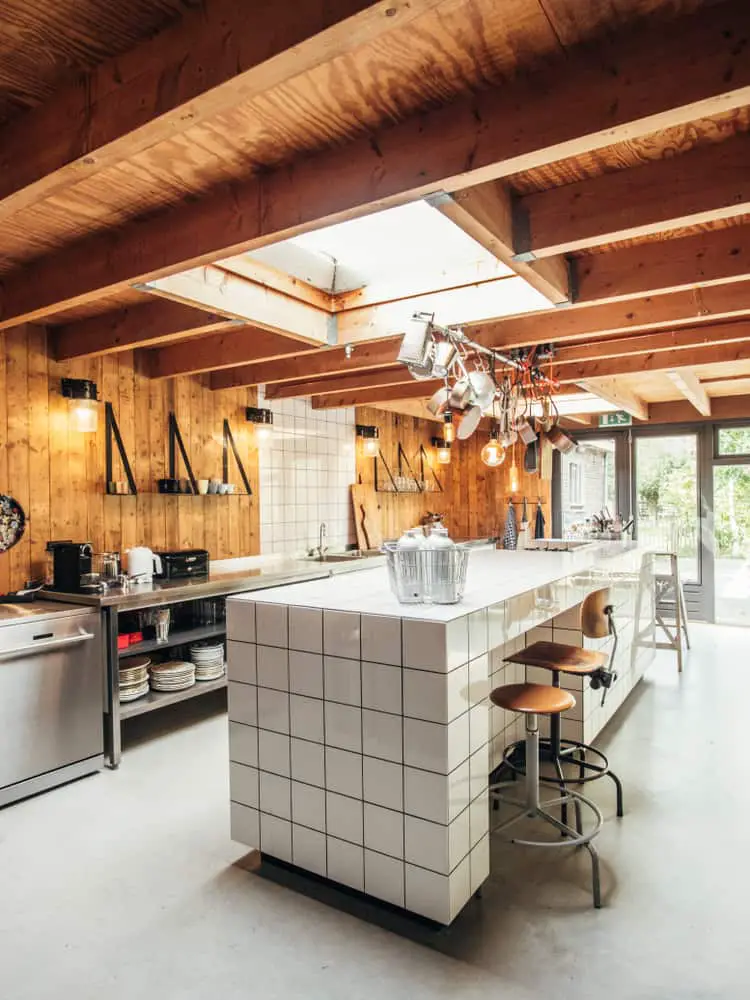 Feature Island cabin kitchen ideas