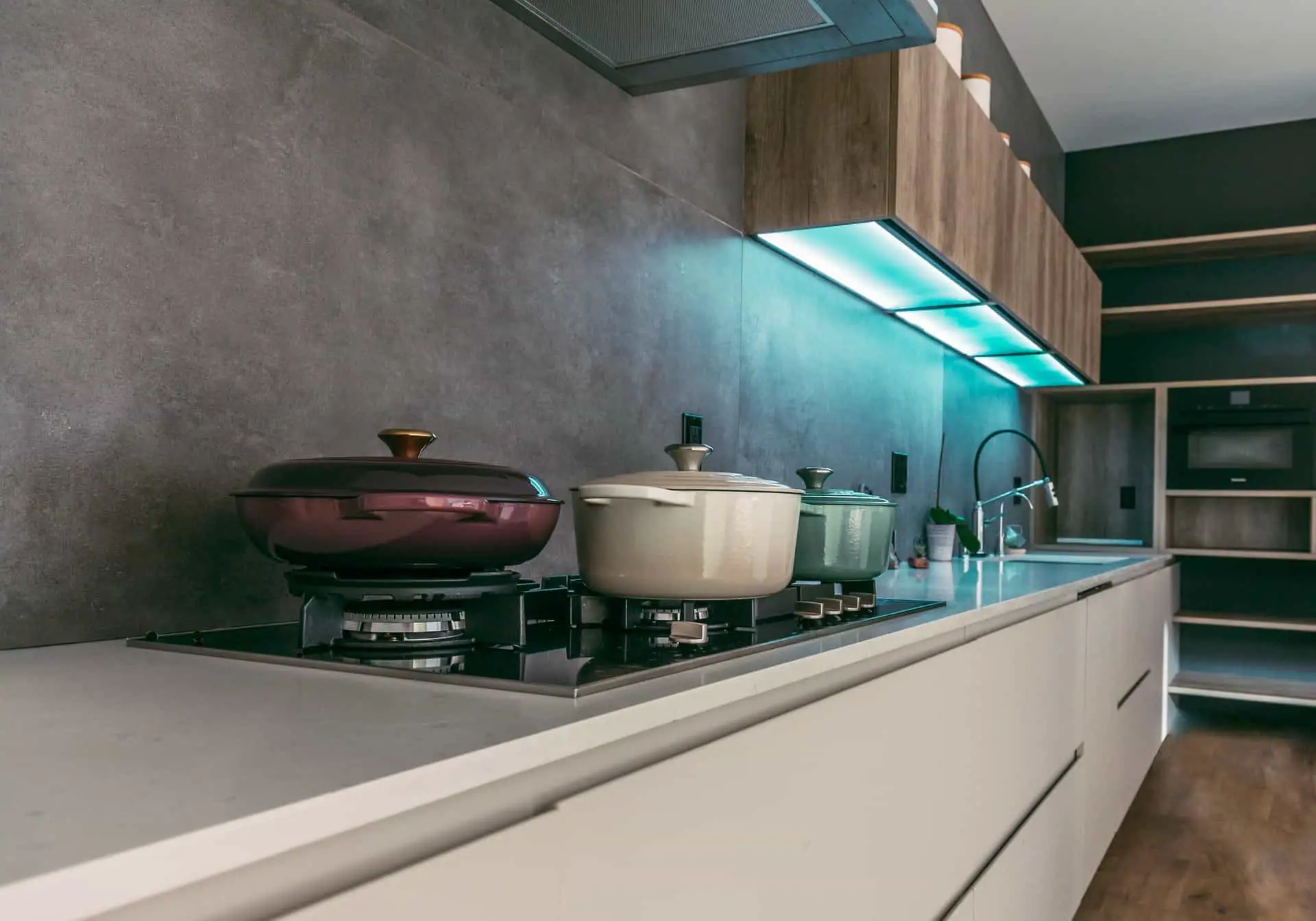 Flat Front Cabinets modern kitchen ideas