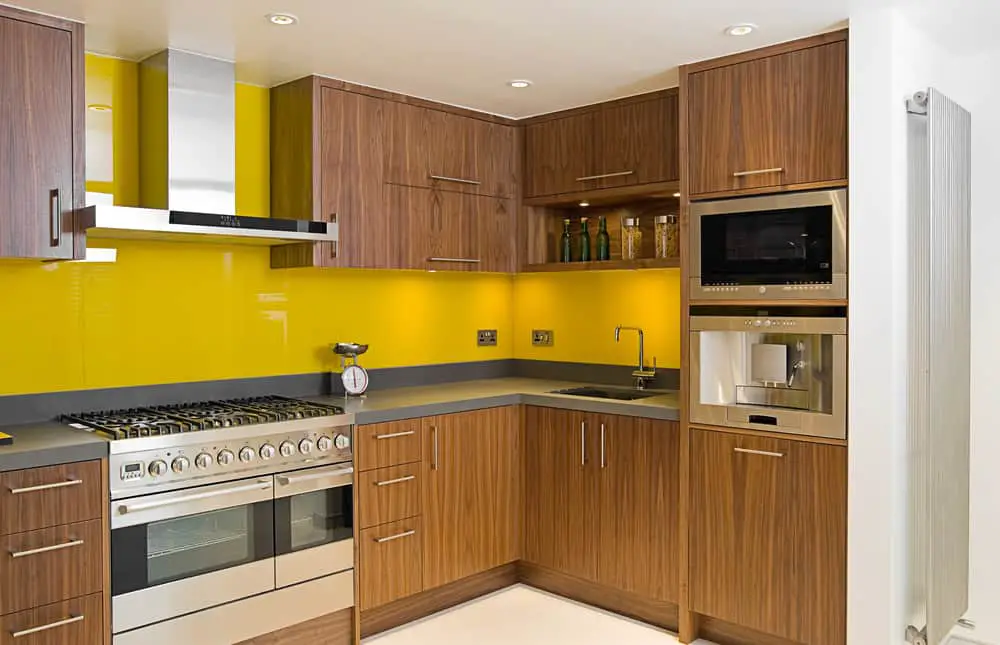 Lemon and Walnut modern kitchen ideas