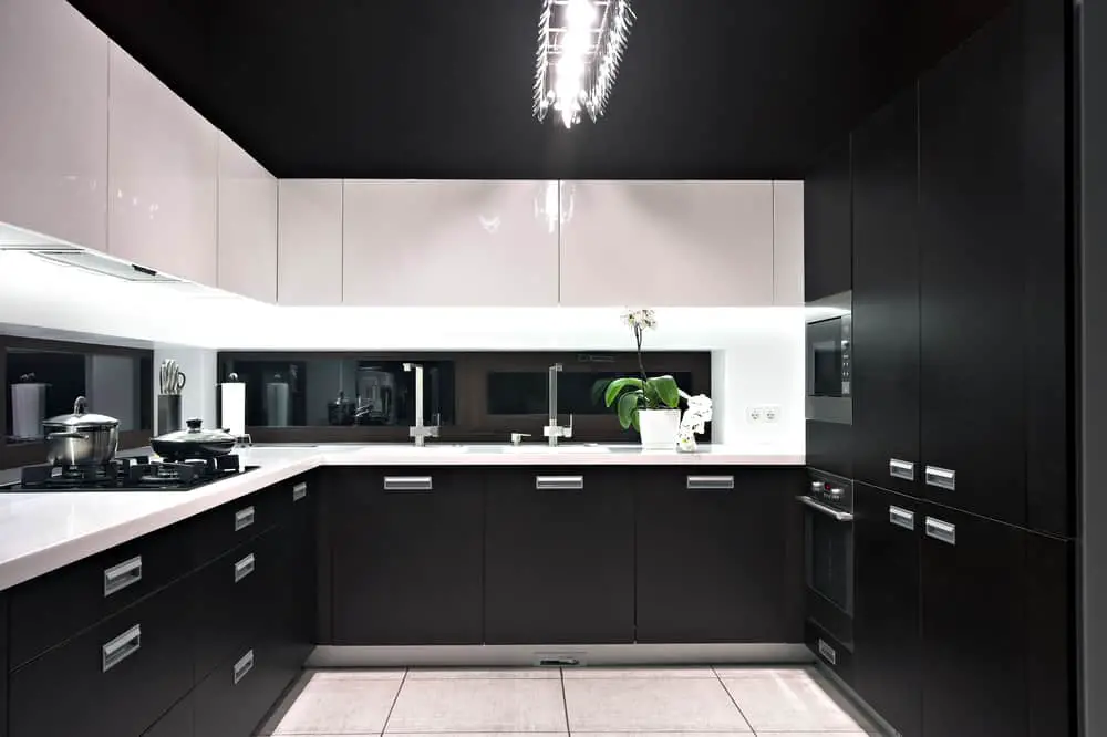 Luxurious Black and White modern kitchen ideas