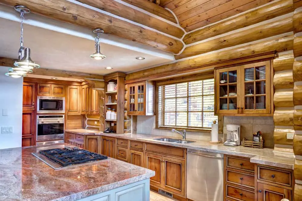 Marble Countertops cabin kitchen ideas