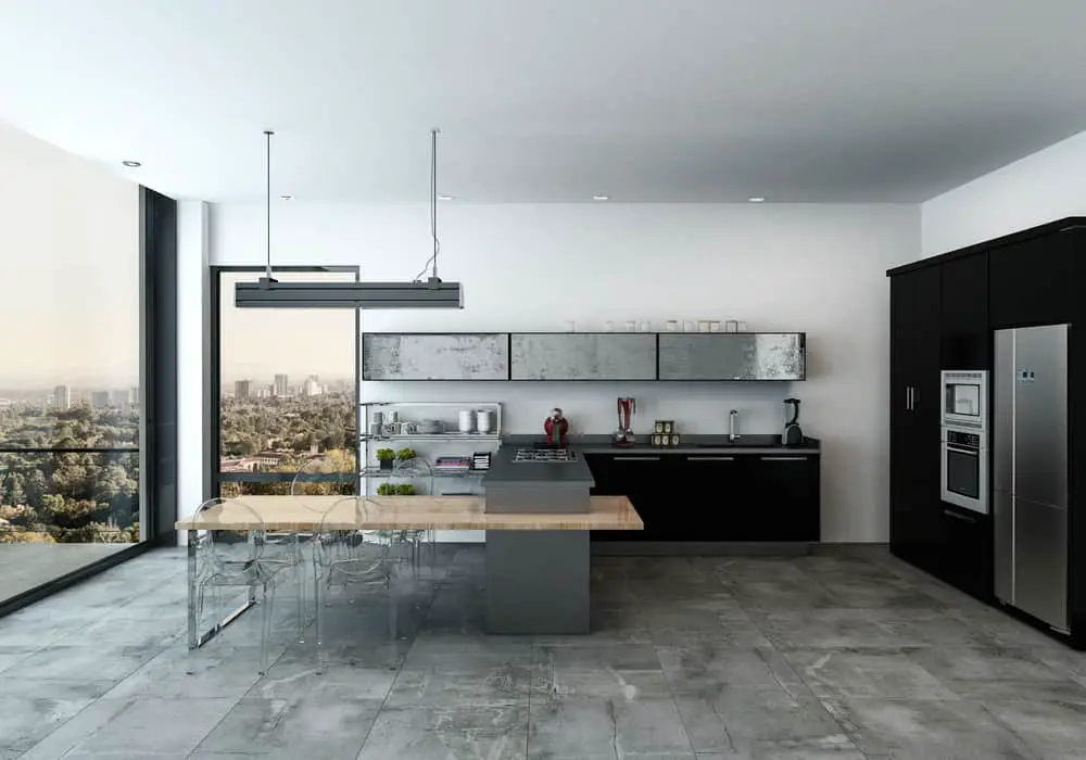 Marble Flooring modern kitchen ideas