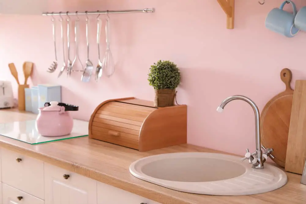 Round, Warm, and Vibrant kitchen sink ideas