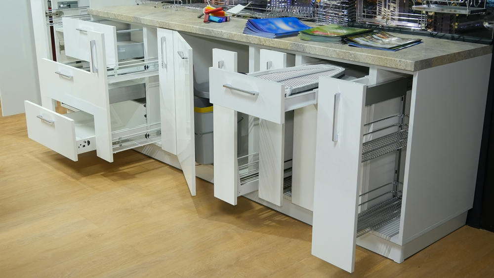 Select the Proper Drawer Slides kitchen cabinet hardware ideas