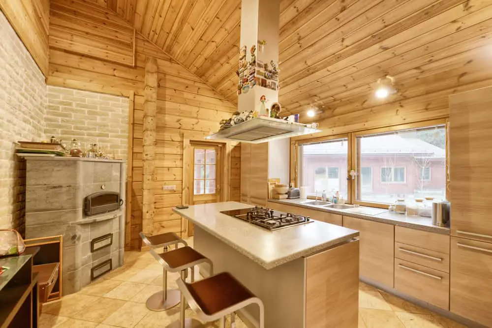 Washed Oak cabin kitchen ideas