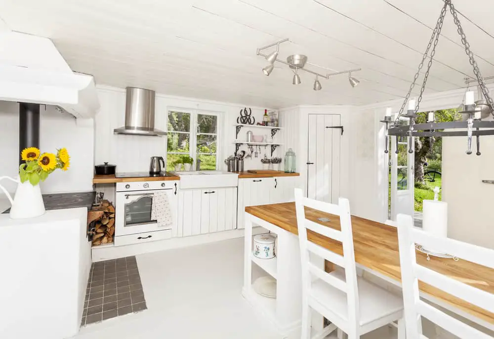 White Cabin Kitchen cabin kitchen ideas
