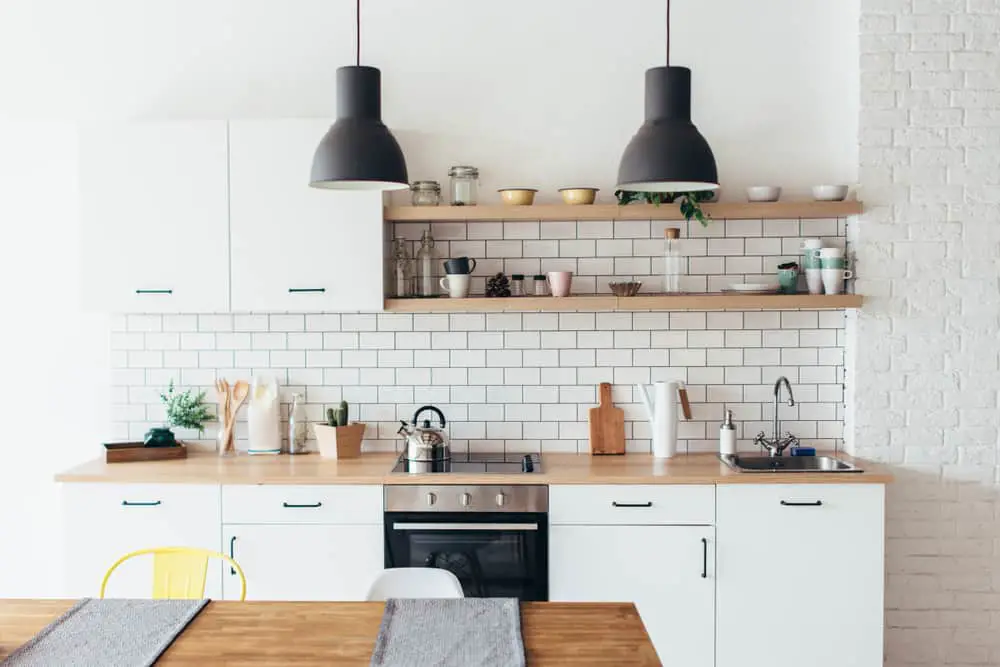 Wooden Accents white kitchen ideas