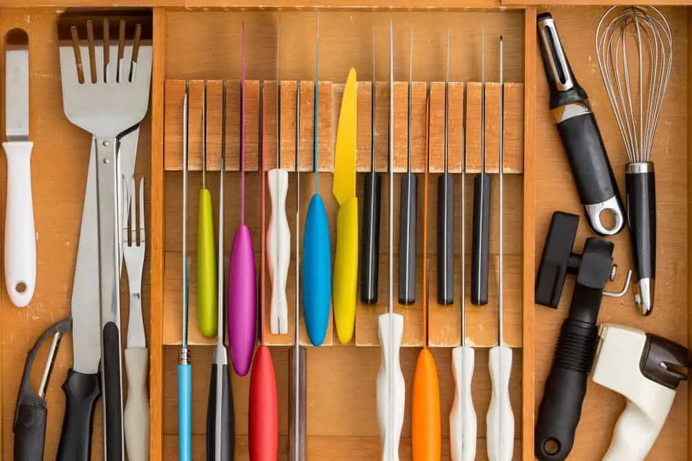 Fitted Knife Drawer kitchen storage ideas