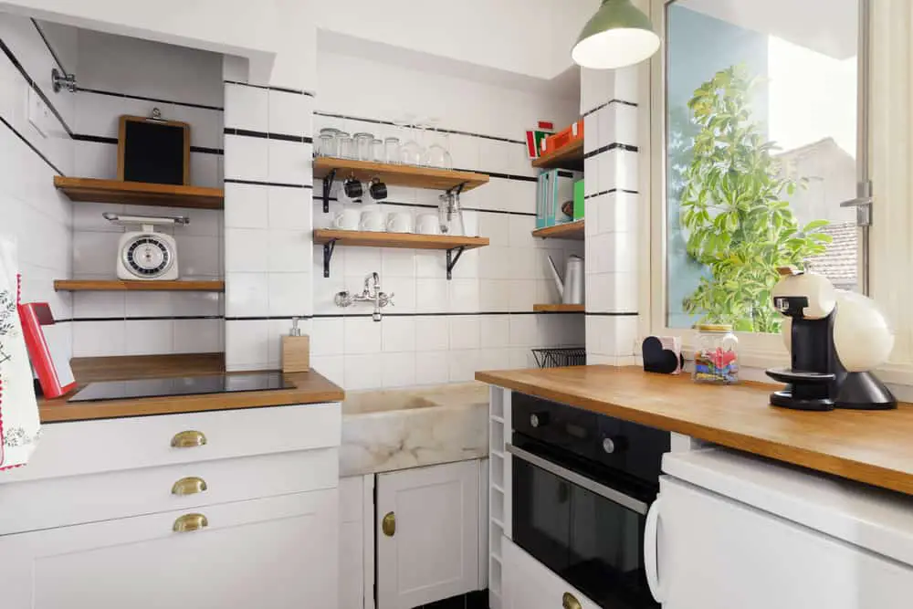 Open Shelving tiny house kitchen ideas