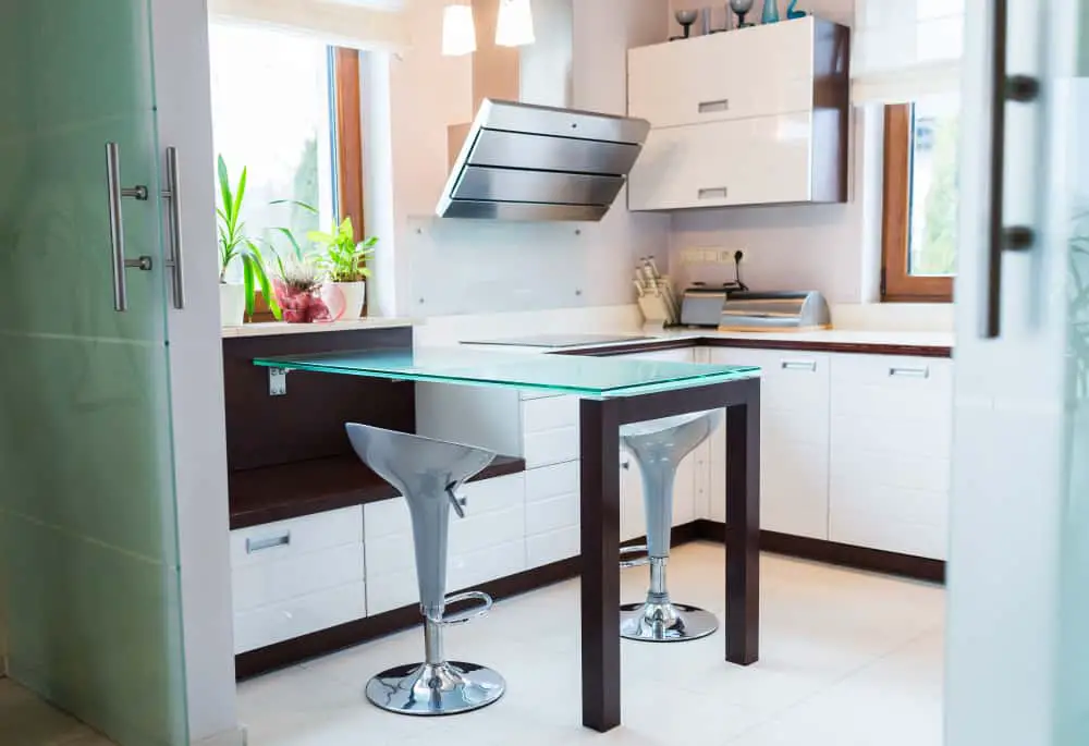 Retractable Range Hood tiny house kitchen ideas