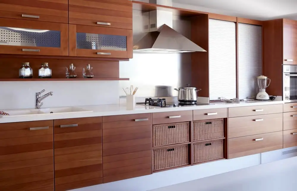 Warm Contemporary kitchen cabinet refacing ideas
