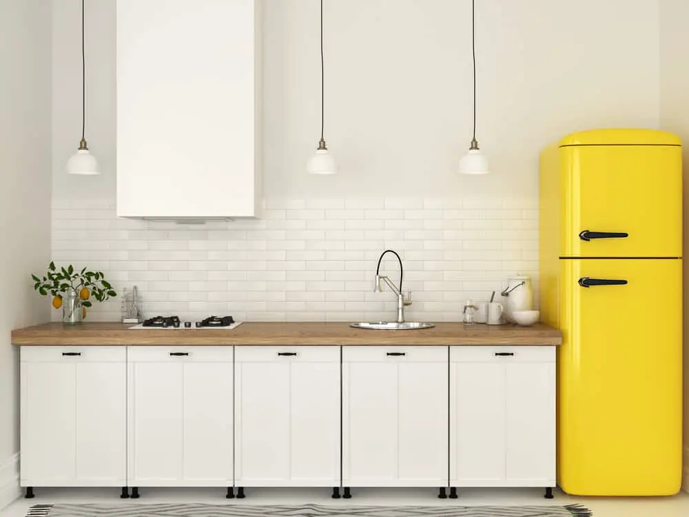 Yellow Appliance yellow kitchen ideas