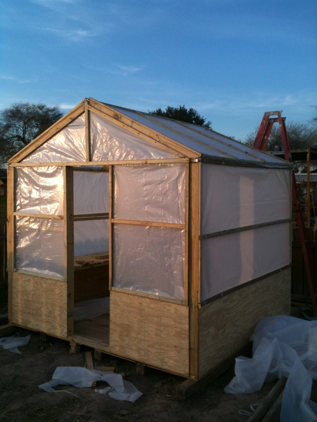 Affordable, Strong, Wood-Frame Greenhouse