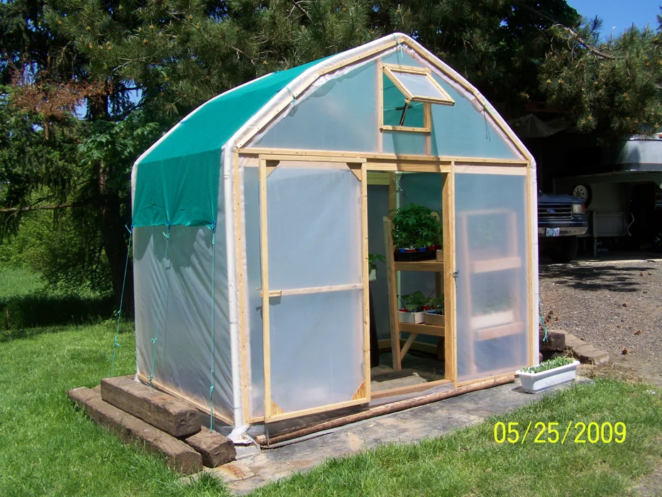 Recycled Car Port Greenhouse