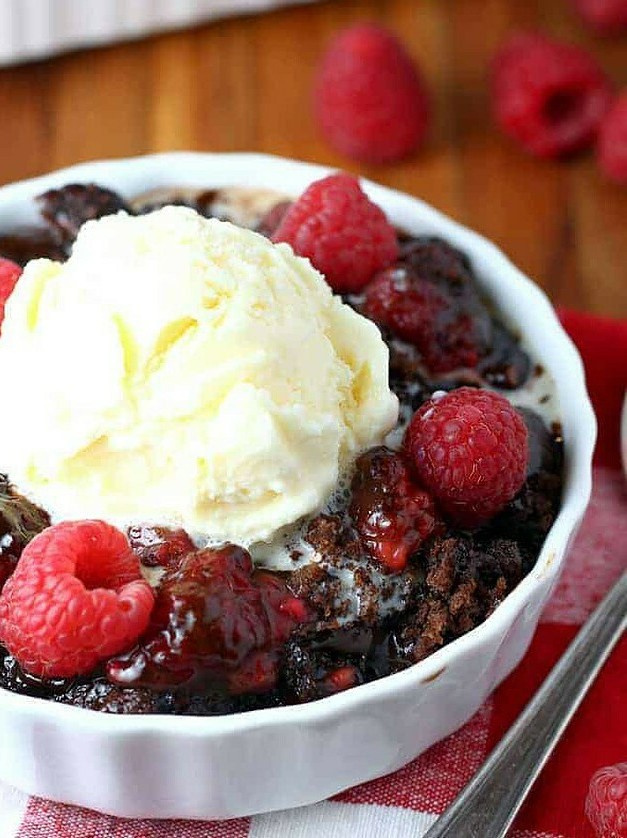 Raspberry Chocolate Lava Cake