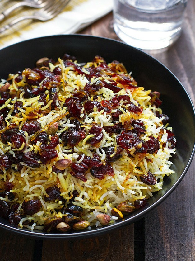 Persian Cranberry Rice Pilaf