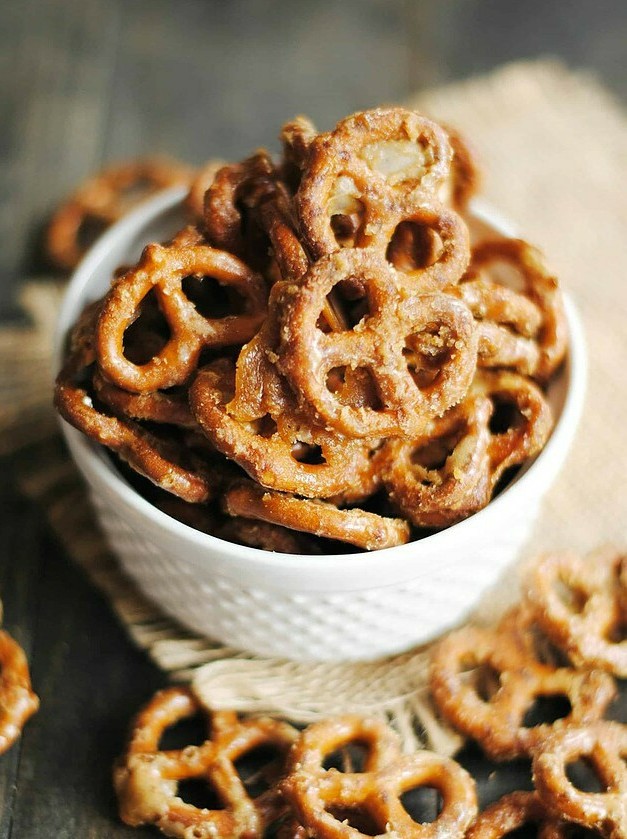 Maple Glazed Pretzels