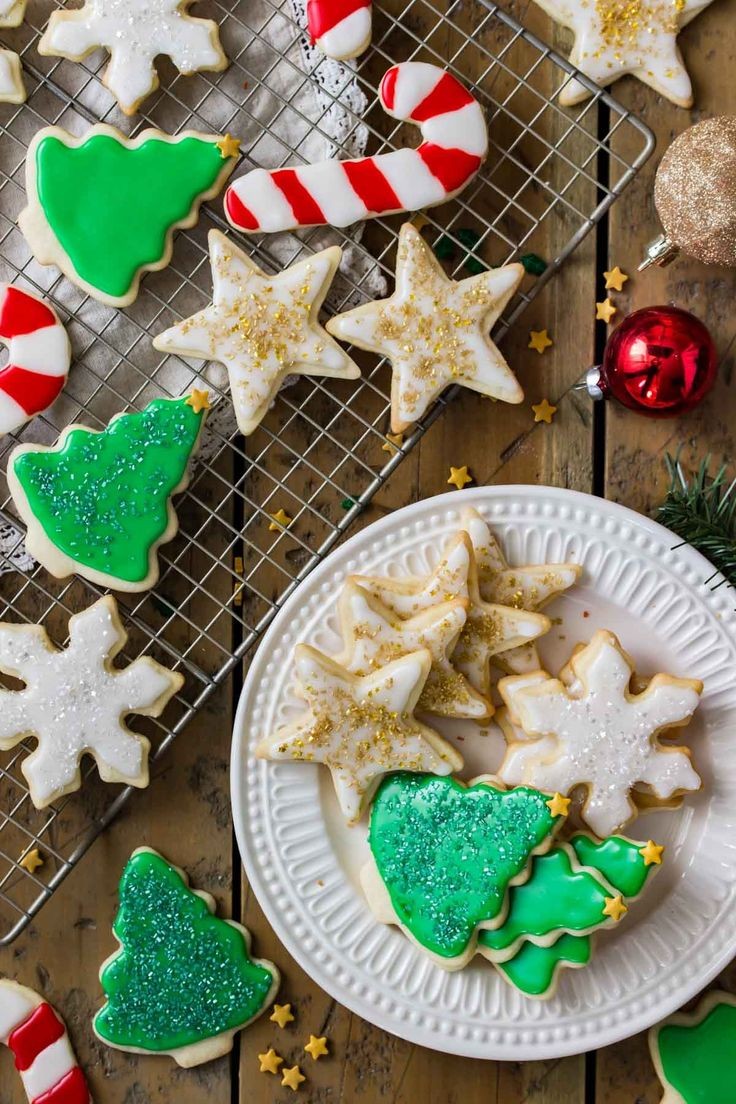 Christmas Tree Cookie Stacks