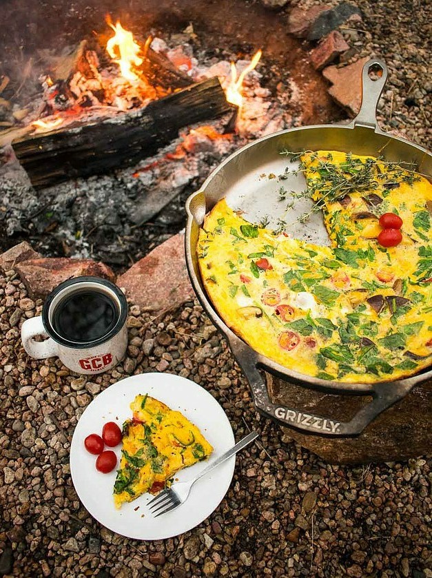 Campfire Crustless Quiche