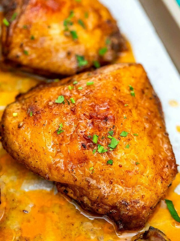 Crispy Baked Chicken Thighs