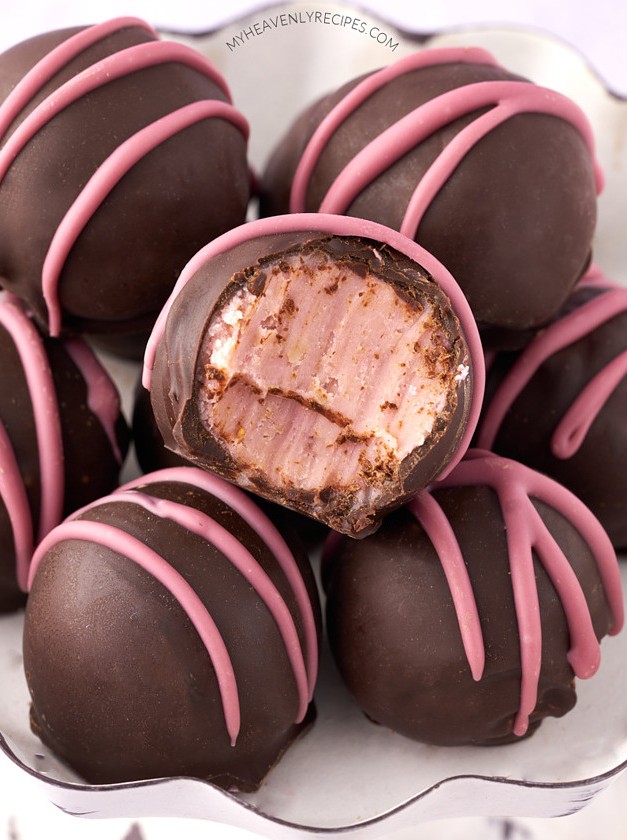 Chocolate Raspberry Truffles
