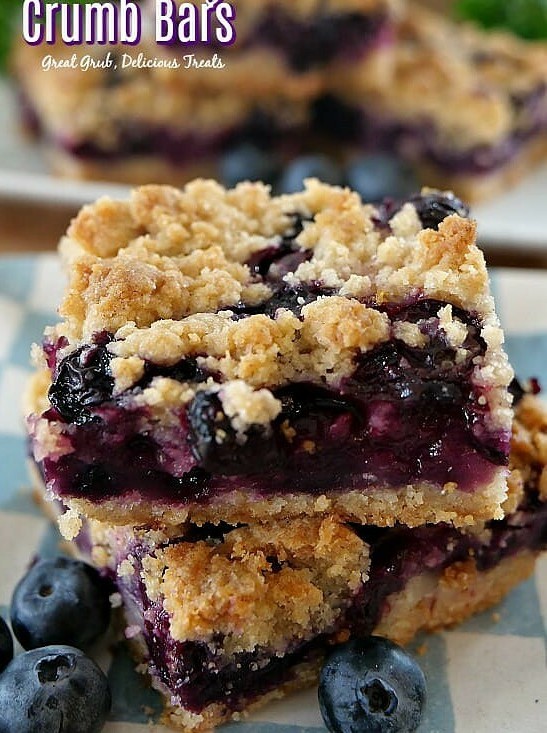 Blueberry Lemon Crumb Bars