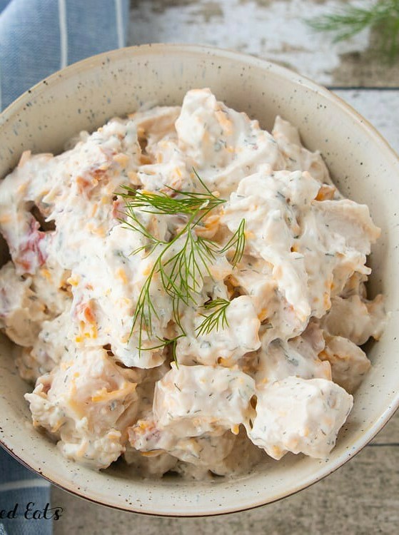Keto Bacon Ranch Chicken Salad