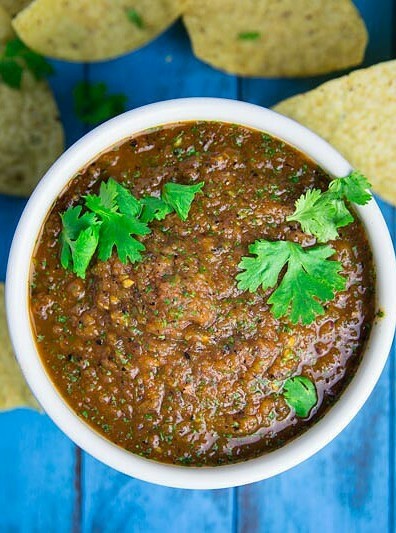 Big Green Egg Fire Roasted Salsa