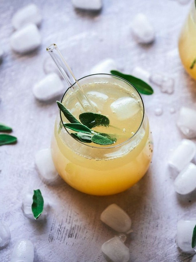 Orange Mango Shrub Drink