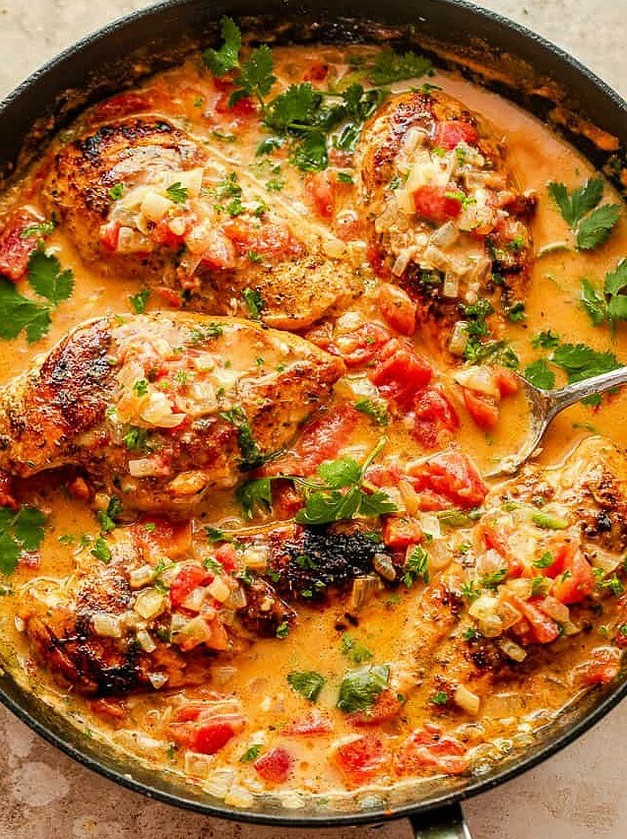Stovetop Coconut Milk Chicken Breasts
