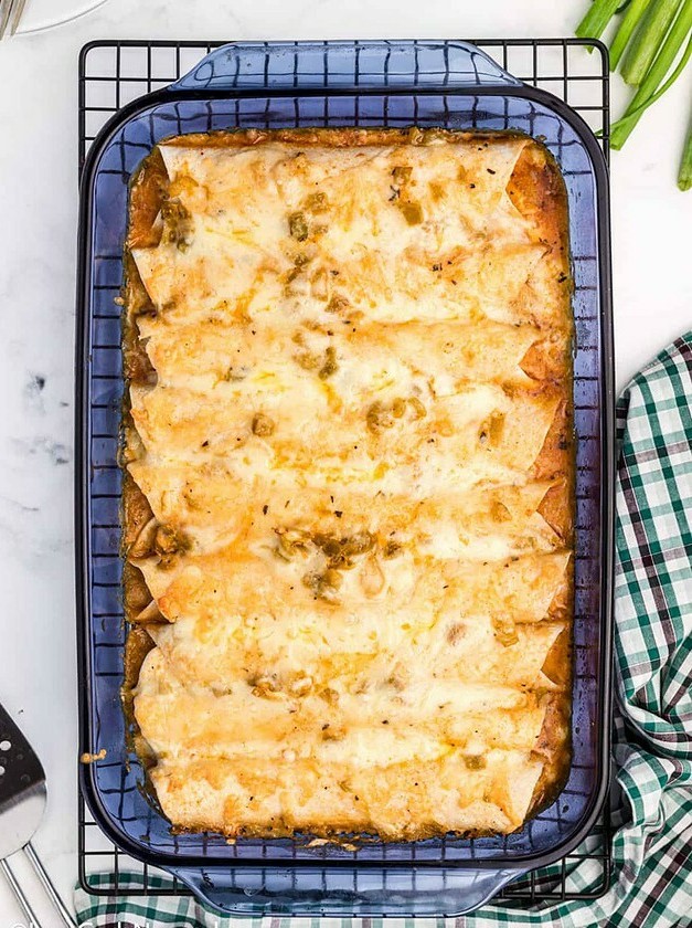 Low Carb White Chicken Enchiladas