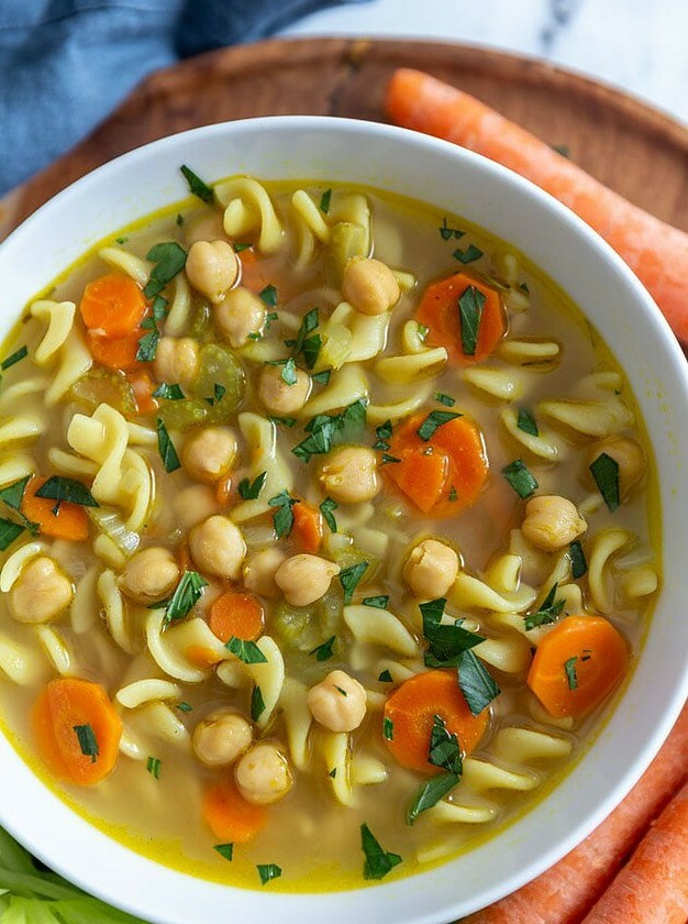 Chickpea Noodle Soup