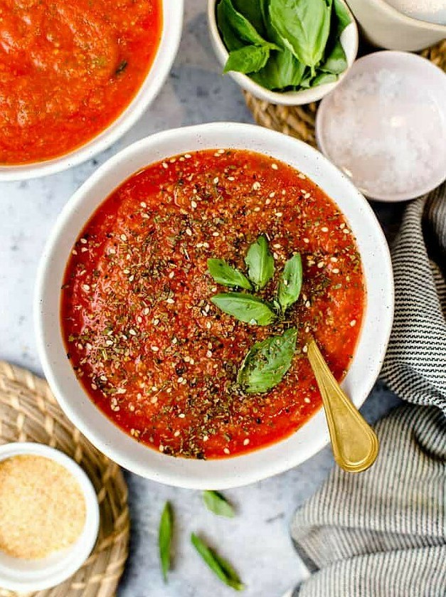 Vegan Tomato Basil Soup