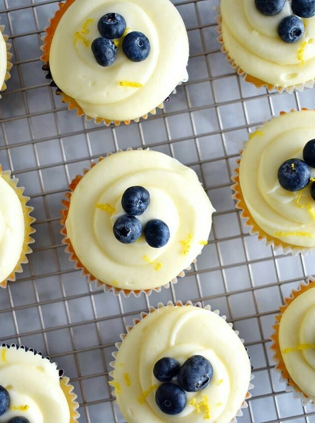 Lemon Blueberry Cupcakes