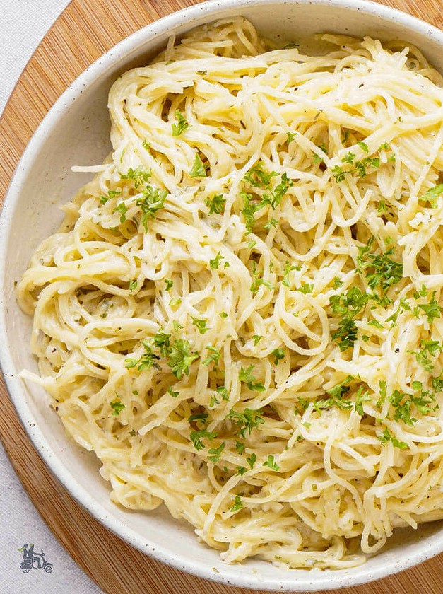Creamy Angel Hair Pasta