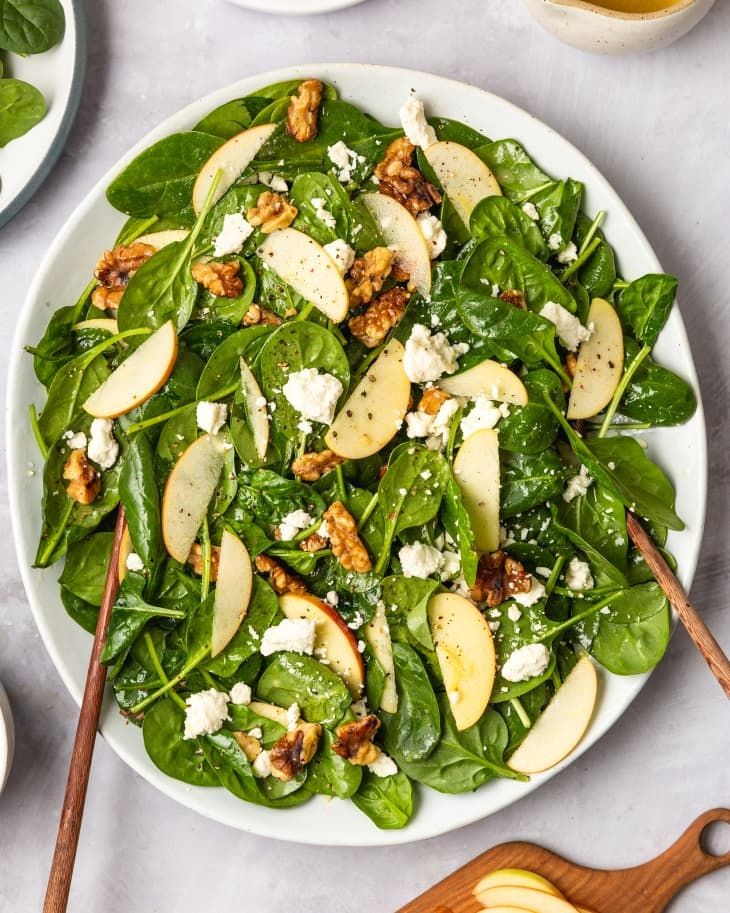 20+ Spinach Salad with delicious Dressing