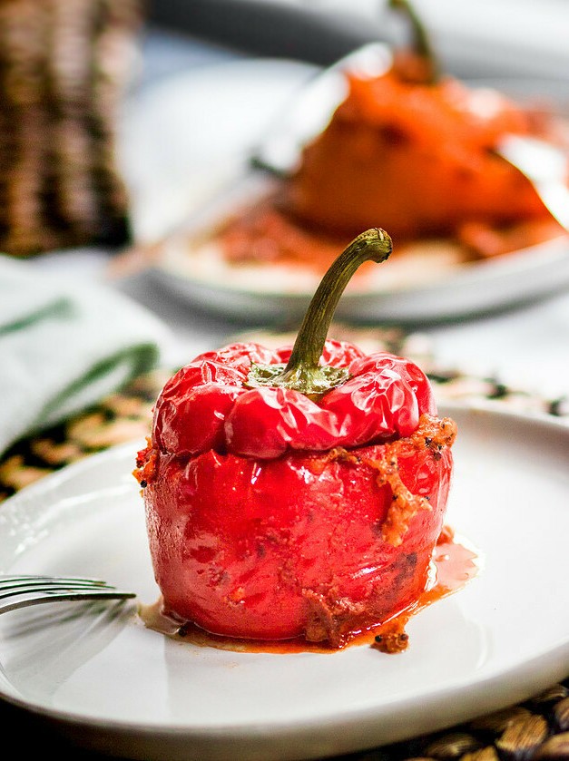 Cajun Style Stuffed Bell Peppers