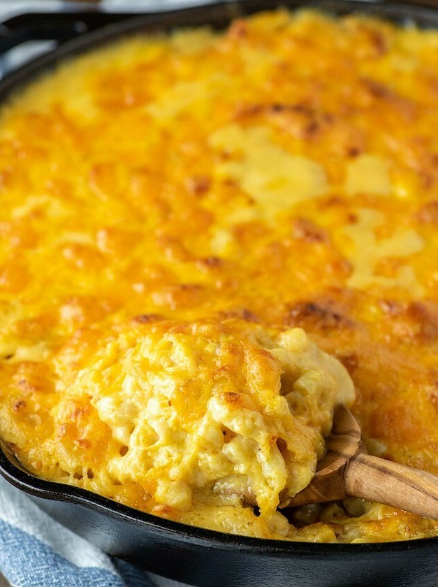 Baked Cheddar Mac and Cheese