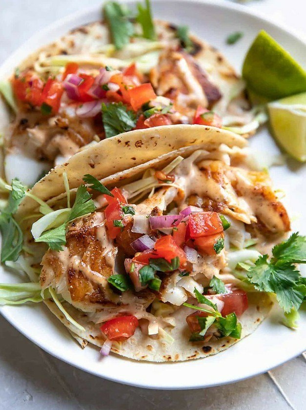 Blackened Cod Fish Tacos