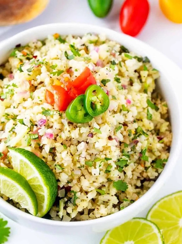 Cilantro Lime Cauliflower Rice