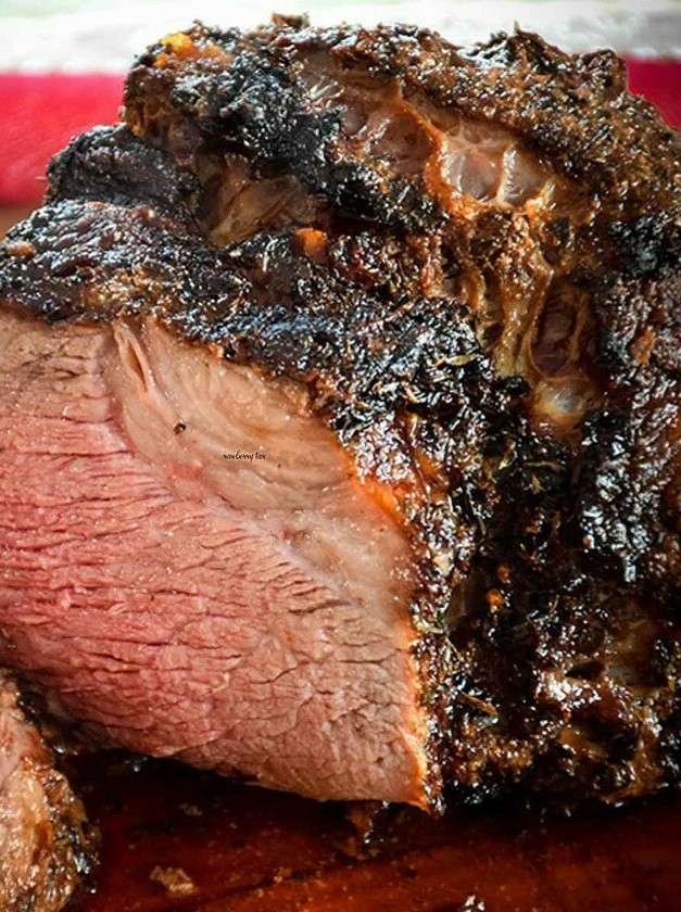 Air Fryer Roast Beef with Herb Crust