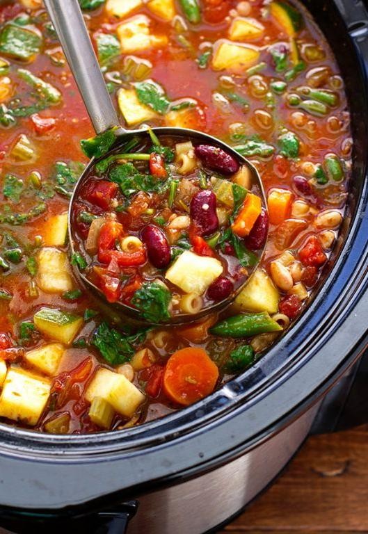 3 qt. Crock Pot Minestrone Soup