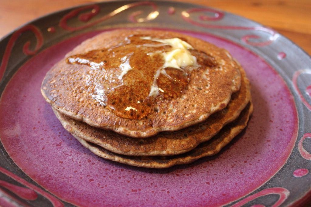 Acorn Flour Pancakes