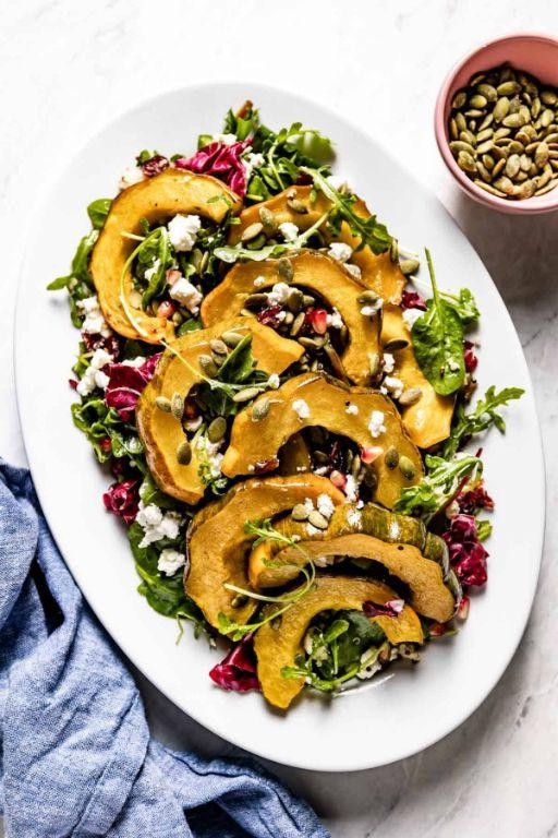 Acorn Squash and Cranberry Salad