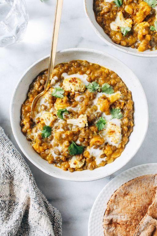 Acorn Squash and Lentil Curry