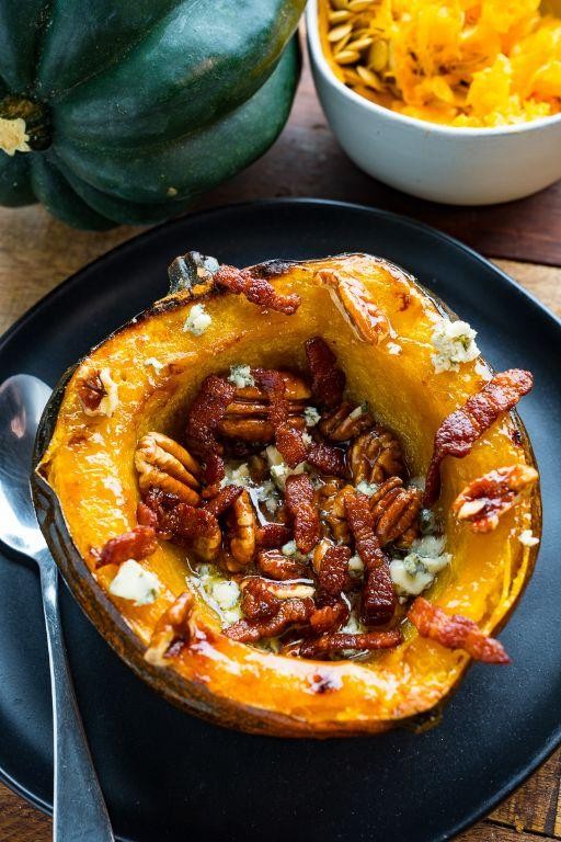 Acorn Squash and Pecan Stuffing