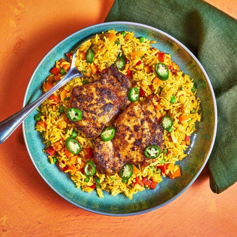 African Chicken and Rice