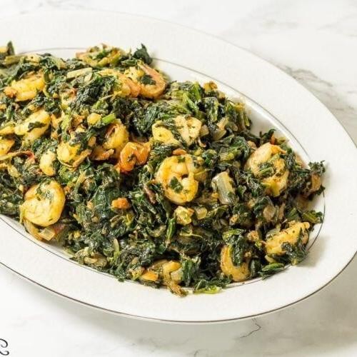 African Chicken and Spinach Stew
