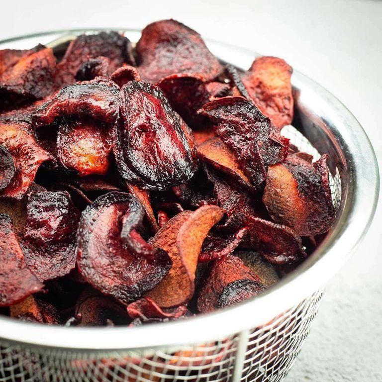 Air Fryer Dehydrator Beet Chips